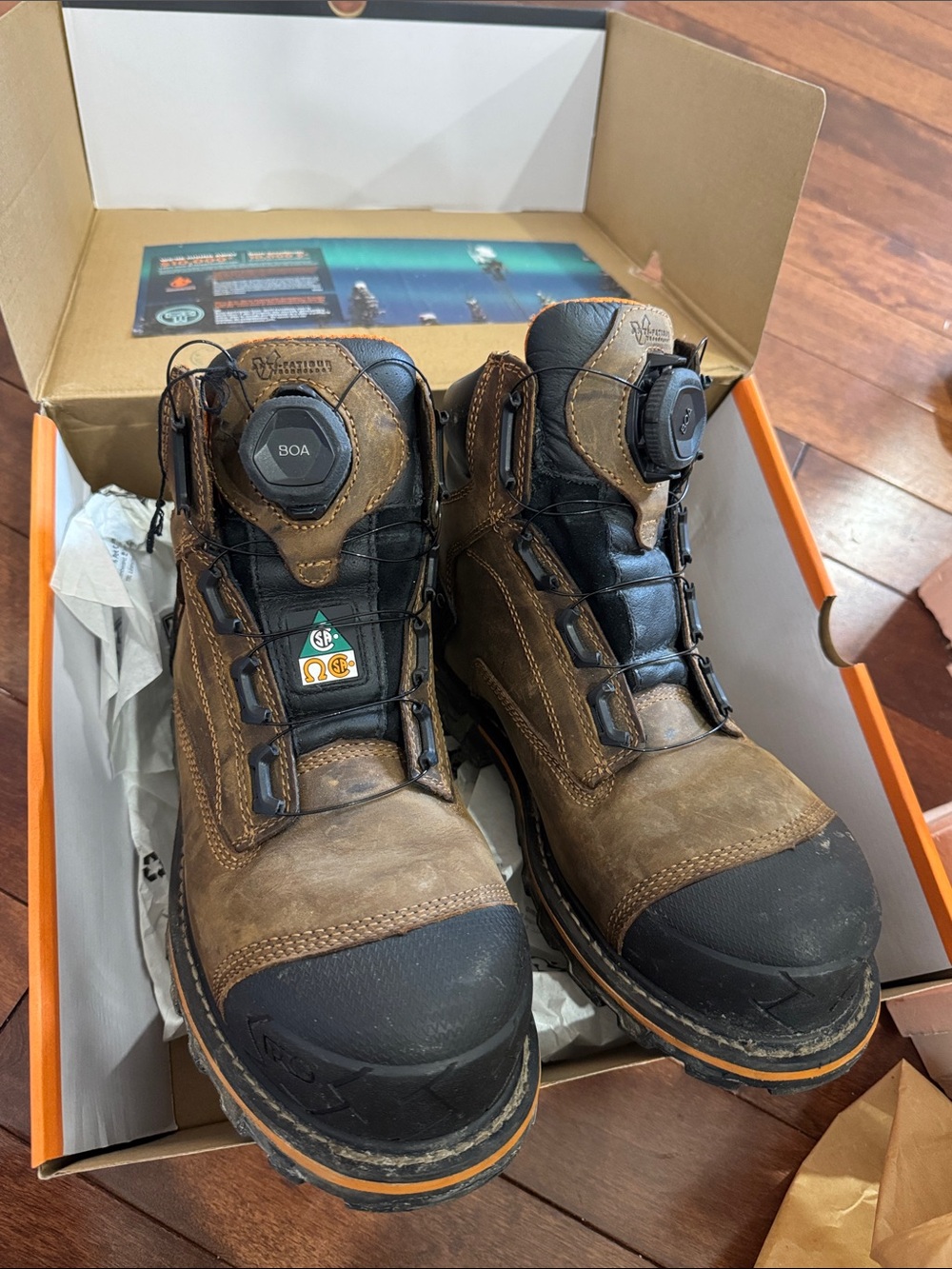 Work Boots in Box